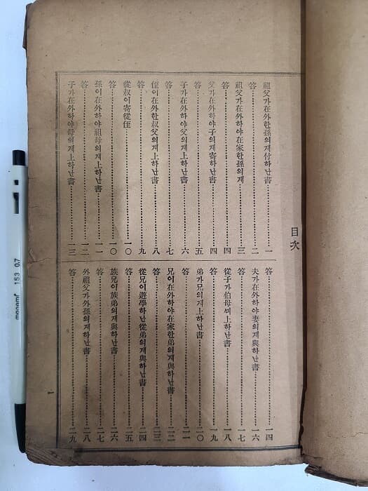 보통유행성문척독 (普通流行成文尺牘) - 옛날 서간문 예시집 / 1936년
