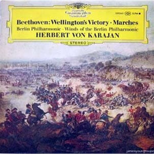 BEETHOVEN - WELLINGTON&#39;S VICTORY/ MARCHES [LP][1976년 성음 오리지널 발매반][반품절대불가]