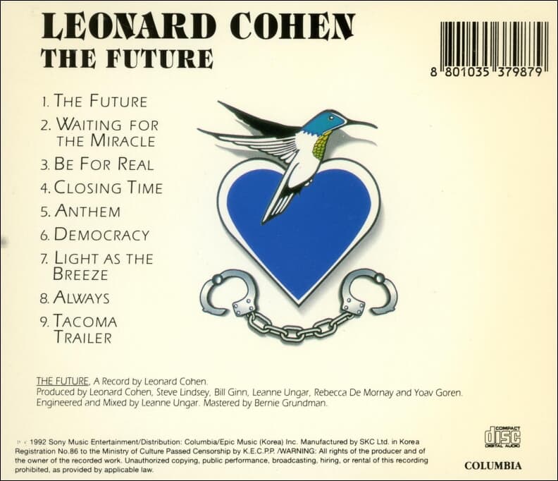 Leonard Cohen(레너드 코헨) - The Future