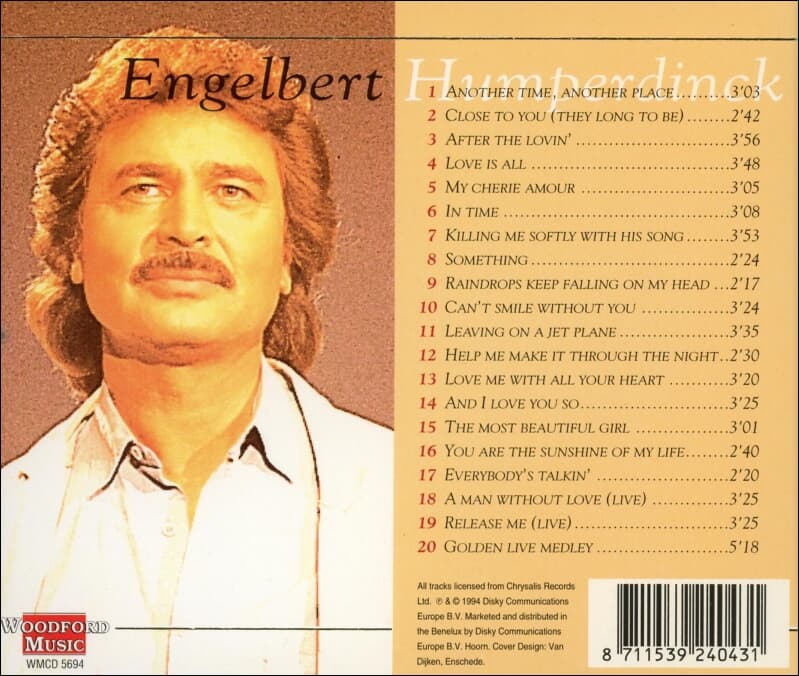 Engelbert  Humperdinck (훔퍼딩크) - Greatest Hits