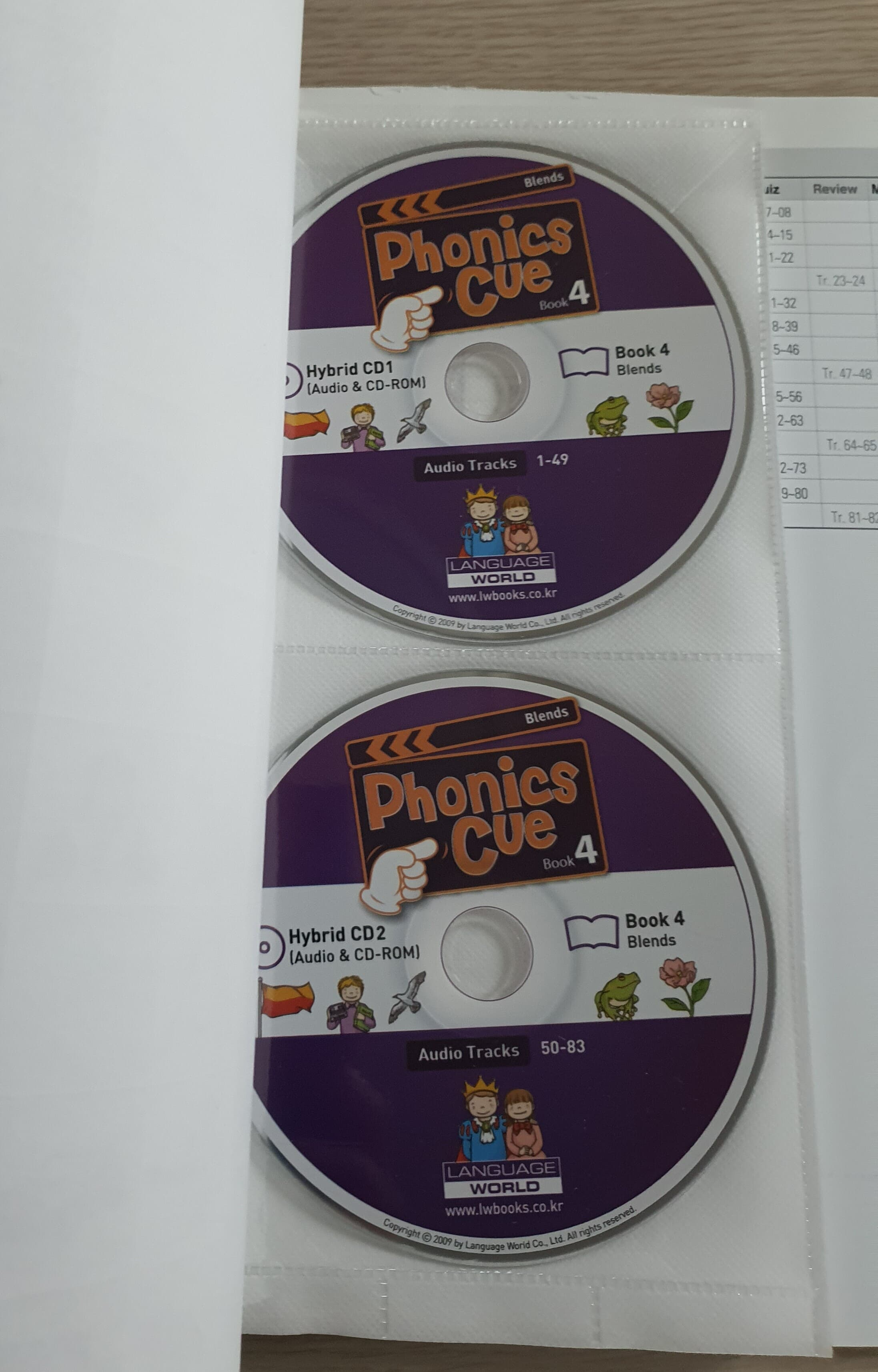 Phonics Cue Book 4 Blends : Student Book