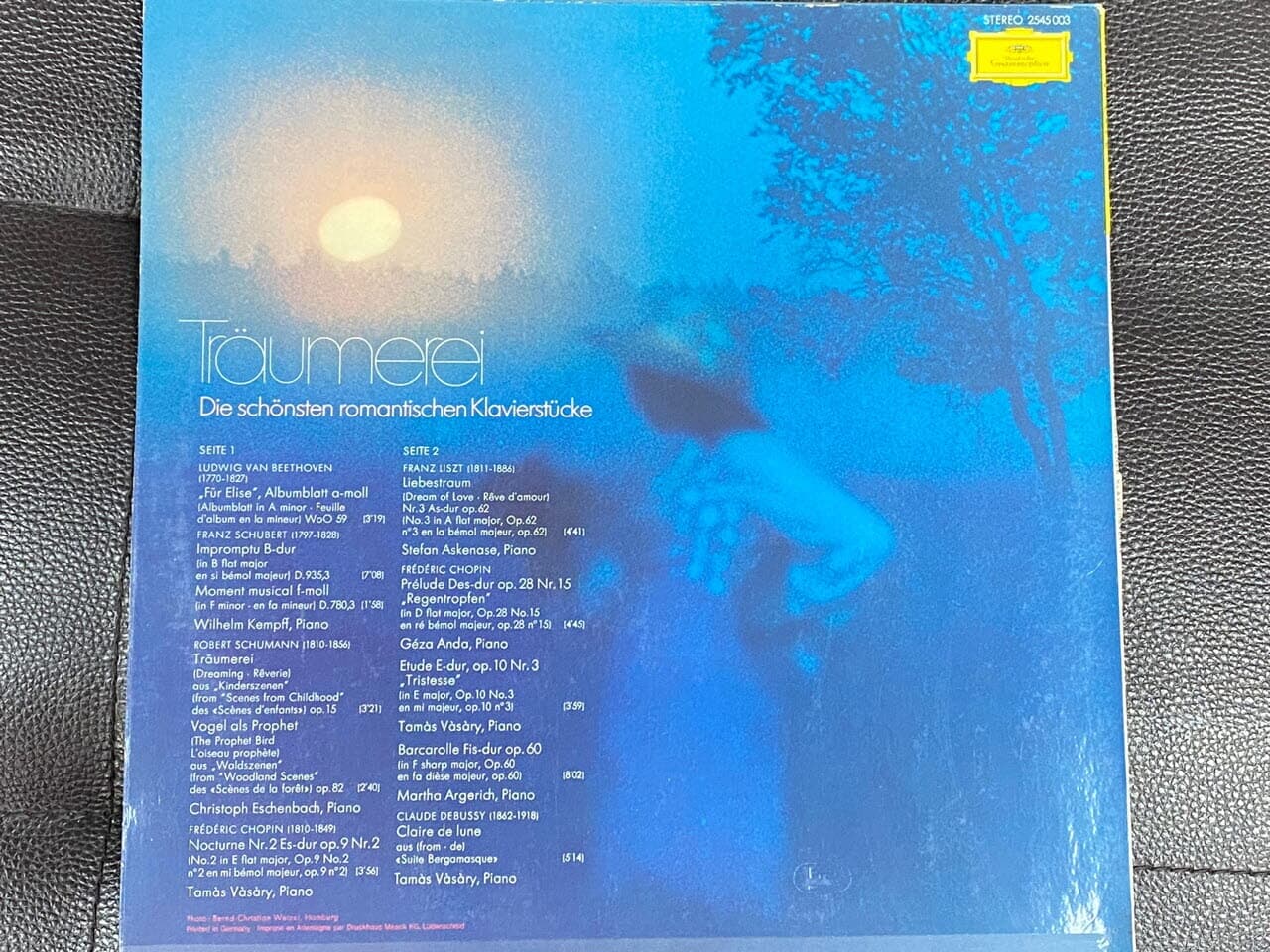 [LP] V.A - Traumerei Romantischen Klavierstucke Fur Elise LP [독일반]