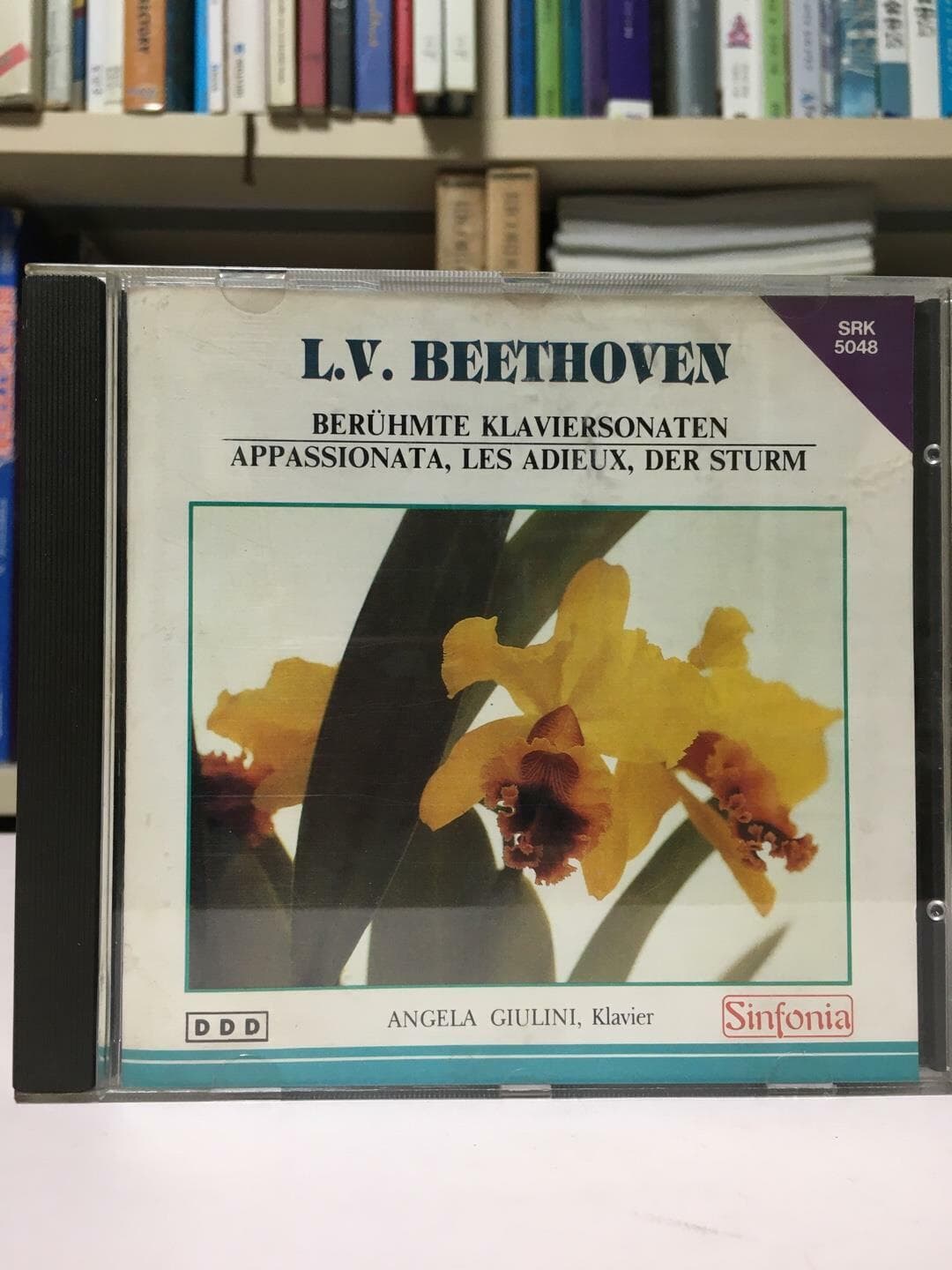 L.V.beethoven piano sonata no.23 , 26 , 17. / angela giulini / victor company / 베토벤 피아노 소나타 / 상태:상