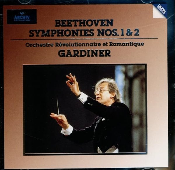 Beethoven : Symphonies Nos. 1 &amp; 2 - John Eliot Gardiner