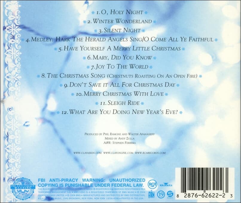 Clay Aiken Merry (클레이 에이킨) - Christmas With Love (US반)
