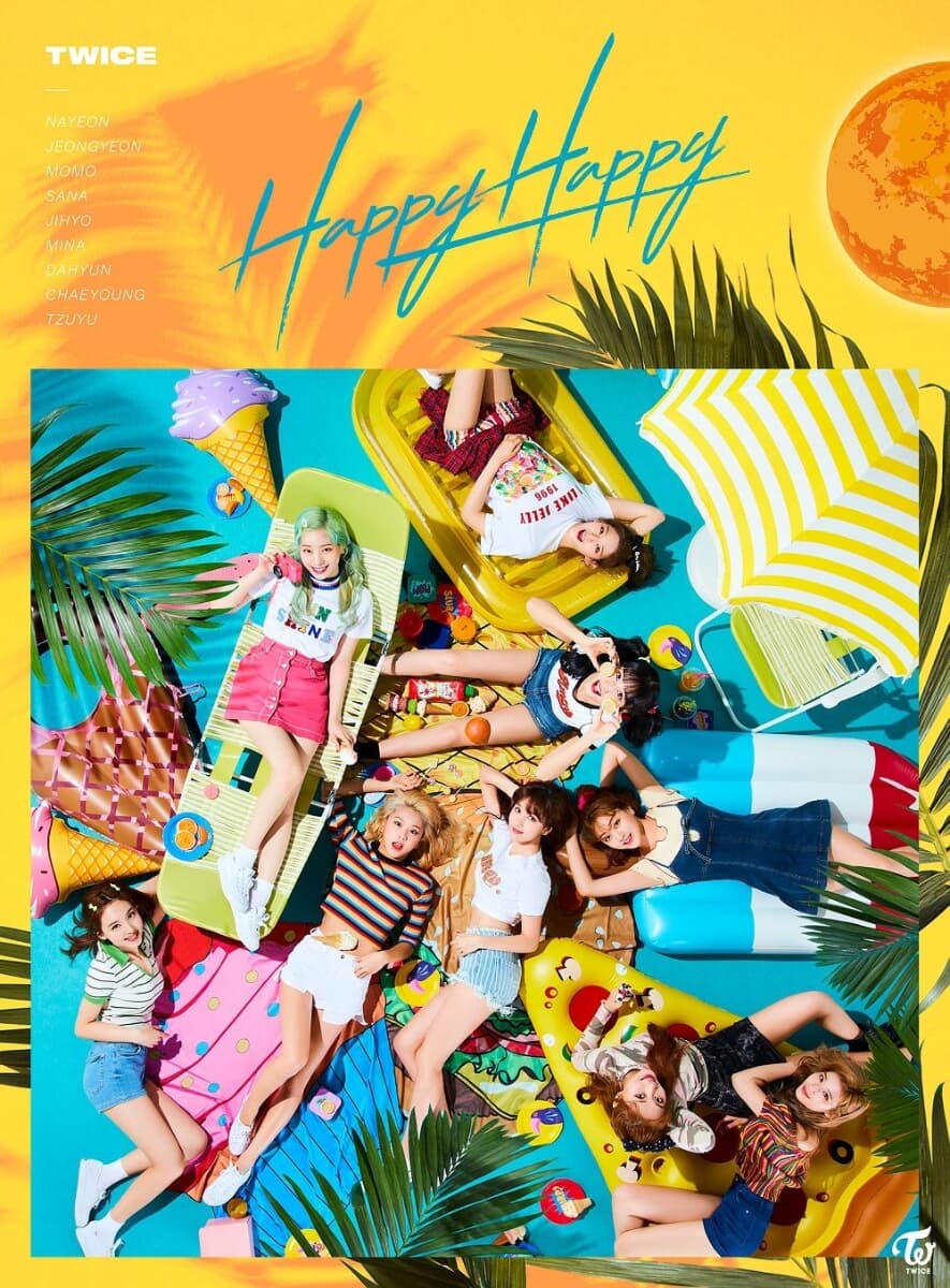 트와이스 (TWICE) - Happy Happy (Version A) (CD + DVD) 일본반