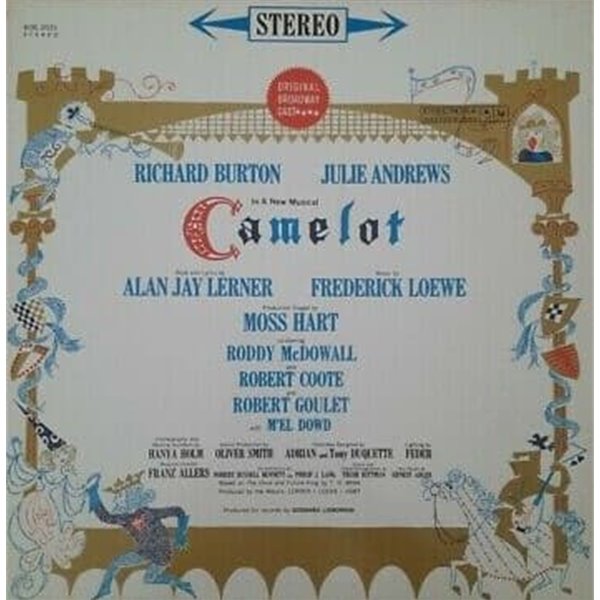 [수입][LP] O.S.T (Richard Burton, Julie Andrews, Alan Jay Lerner, Frederick Loewe) - Camelot [Gatefold]