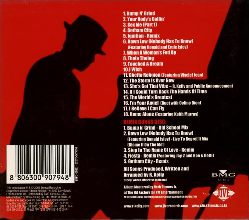 R.Kelly - The R.In R&B Greatest Hits Collection Vol.1 (2cd)