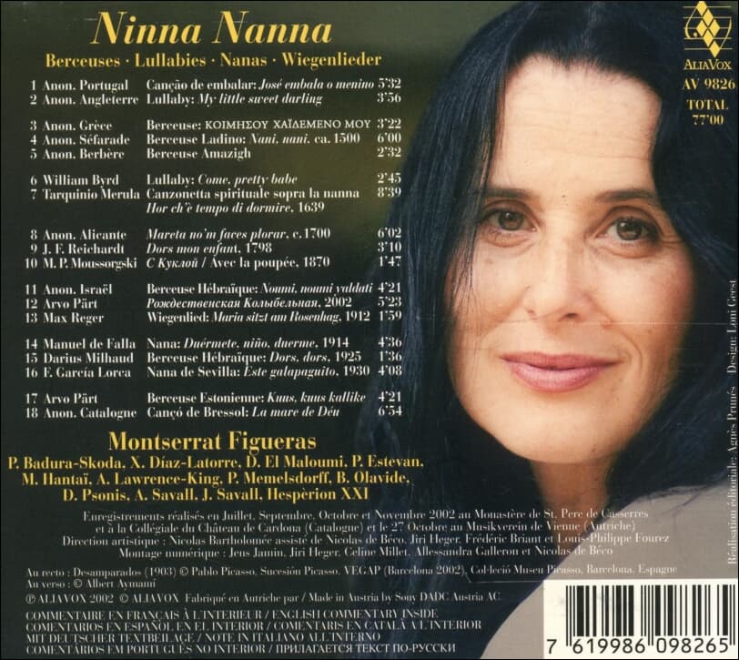 Montserrat Figueras  - Ninna Nanna (Austria반)