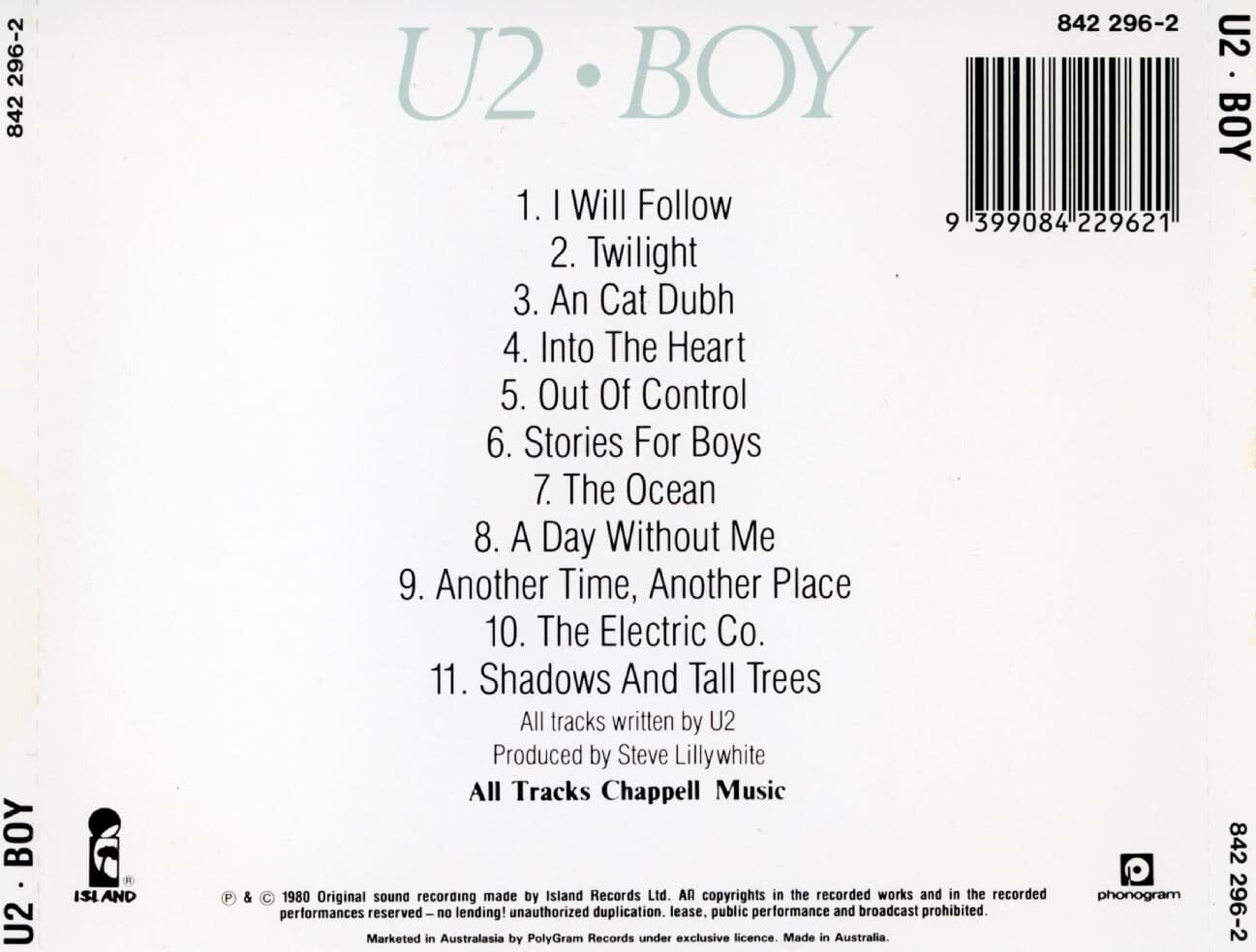 U2 - Boy [A.U반]