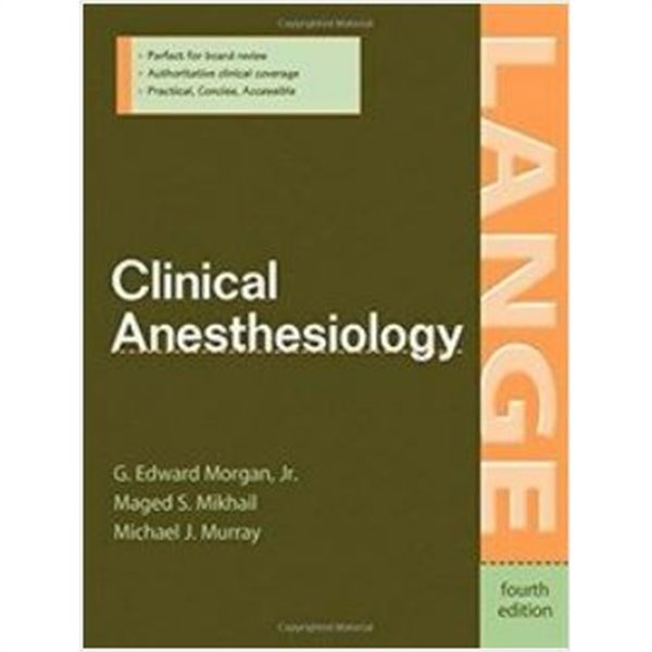 Clinical Anesthesiology