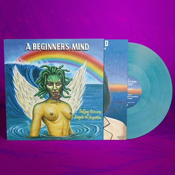 [미개봉 LP] Sufjan Stevens &amp; Angelo De Augustine - A Beginner&#39;s Mind (오션블루 컬러 Ocean Blue / 한정반) (US 수입)