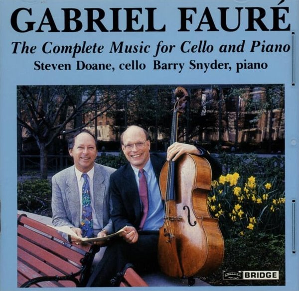 Faure : 첼로와 피아노를 위한 작품 전집  (US반)