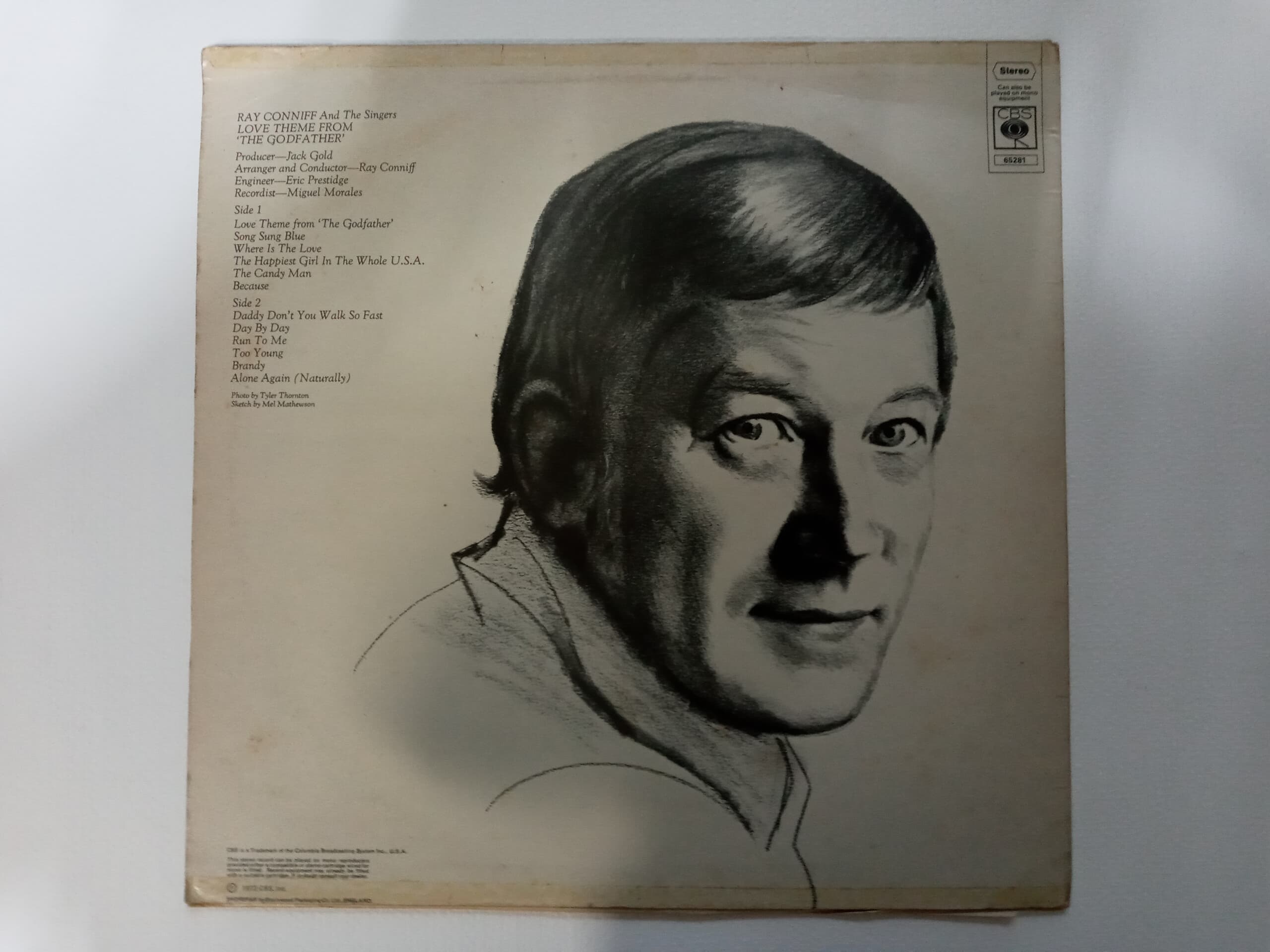 LP(수입) 레이 커니프 싱어즈 Ray Conniff And The Singers : Love Theme From "The Godfather"