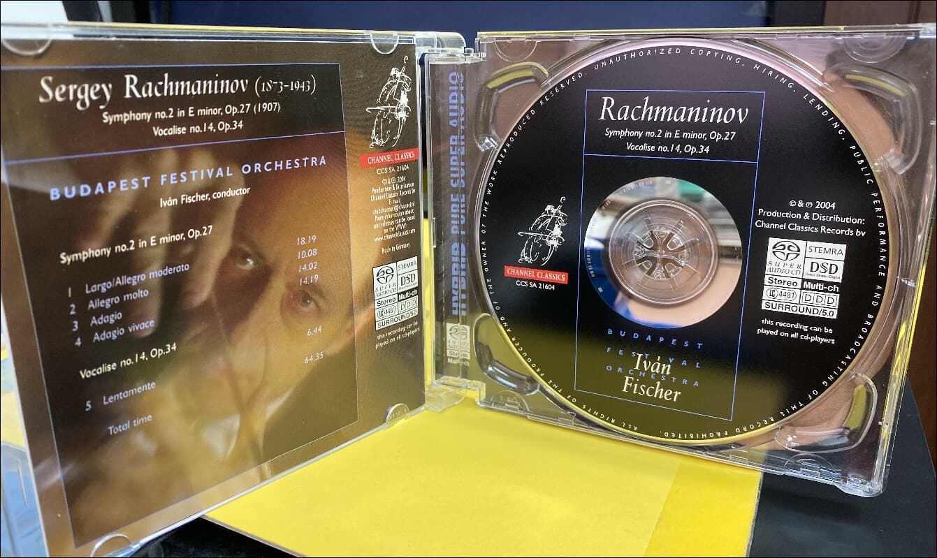 Rachmaninoff : Symphony No. 2 In E Minor, Op. 27 - Ivan Fischer(SACD) (독일반)