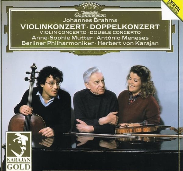 Brahms : Violin Concerto ,Double Concerto - Mutter , Meneses , Karajan