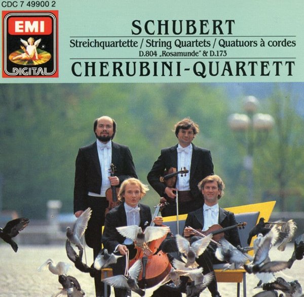 케루비니 사중주단 - Cherubini-Quartett - Schubert Streichquartette D.804 [A.U반]