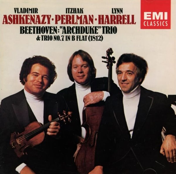 Beethoven : &quot;Archduke&quot; Trio - Ashkenazy , Perlman , Harrell (UK발매) 