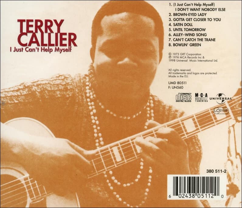 Terry Callier(테리 칼리에) -  I Just Can't Help Myself (EU발매)