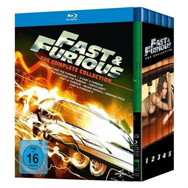 [블루레이] 분노의 질주 1~5편 컴플리트 박스세트 5disc (Fast & Furious 1-5 - The Collection) 