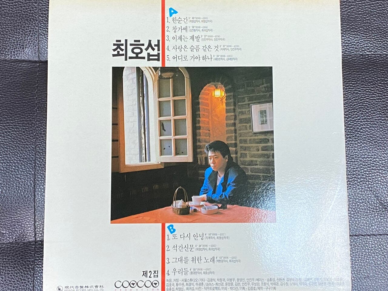 [LP] 최호섭 - 2집 또다시안녕 LP [현대음반 HDC-003]