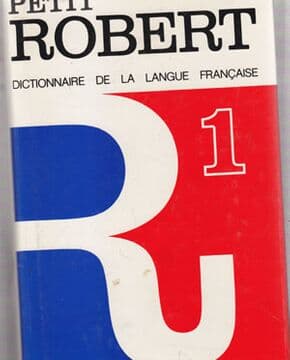 Petit Robert 1: Dictionaire de la Langue Francaise사전 프랑스전문사전사전