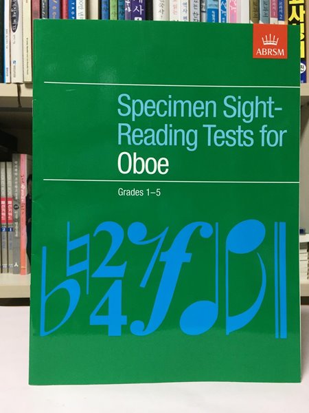 Specimen Sight-Reading Tests for Oboe, Grades 1-5