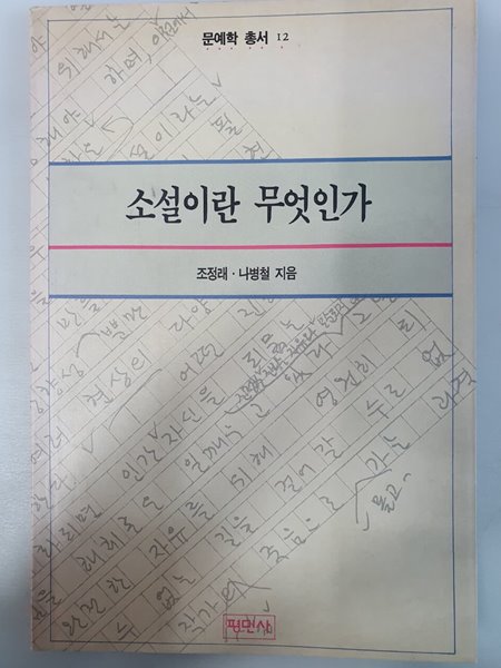 소설이란 무엇인가 평민사