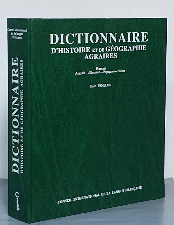 중고샵 DICTIONNAIRE D HISTOIRE ET DE GEOGRAPHIE AGRAIRES 예스24