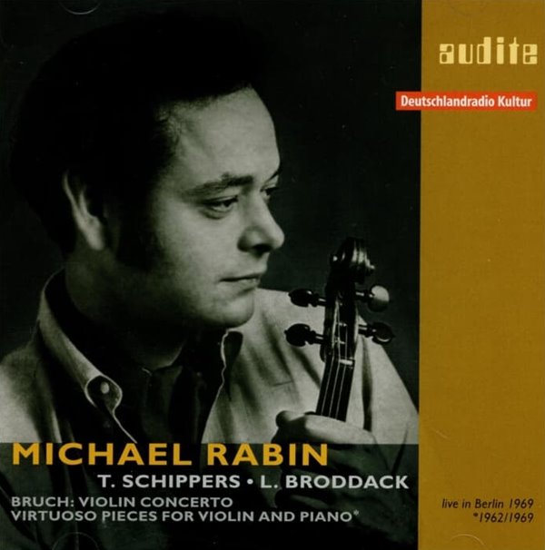 Max Bruch : Violin Concerto No.1 , op26 - Thomas Schippers / Michael Rabin (독일발매)