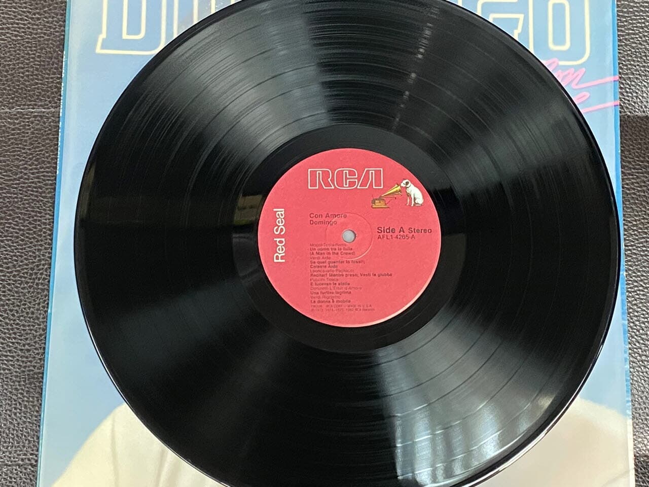 [LP] 플라시도 도밍고 - Placido Domingo - Domingo Con Amore LP [U.S반]
