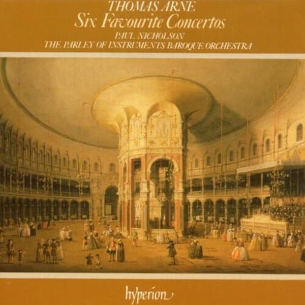 thomas arne(six favourite concertos,수입,hyperion))