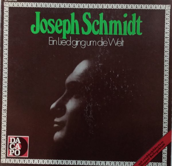 LP(수입) 요제프 슈미트 Joseph Schmidt: Das Joseph Schmidt Album / Ein Lied Ging Um Die Welt(Box 2LP)