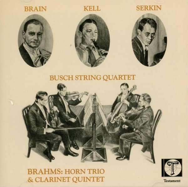 Brahms : Horn Trio in E flat, Op.40 - Busch Quartet  (수입) 