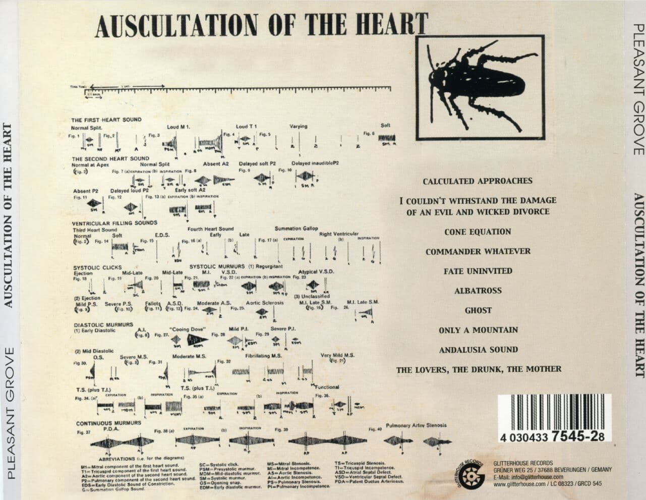 플레젼트 그루브 - Pleasant Grove - Auscultation Of The Heart [독일발매]