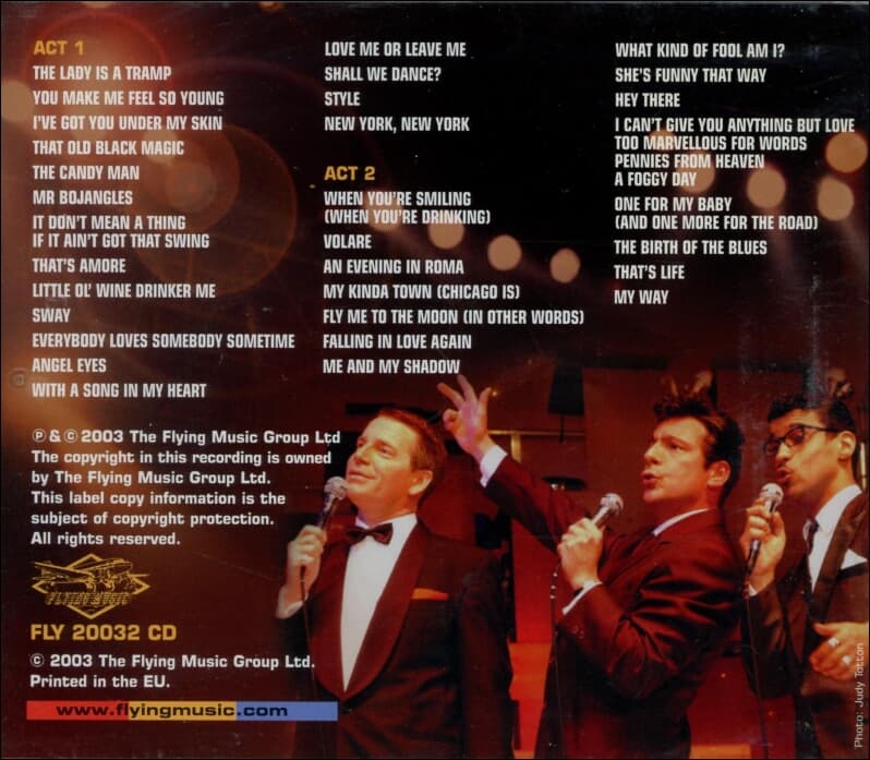 The Rat Pack  - LIVE FROM LAS VEGAS (EU발매) (미개봉)