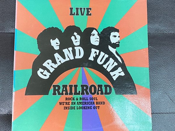 [LP] 그랜드 펑크 레일로드 - Grand Funk Railroad - Live 2Lps [한소리 - 라이센스반]