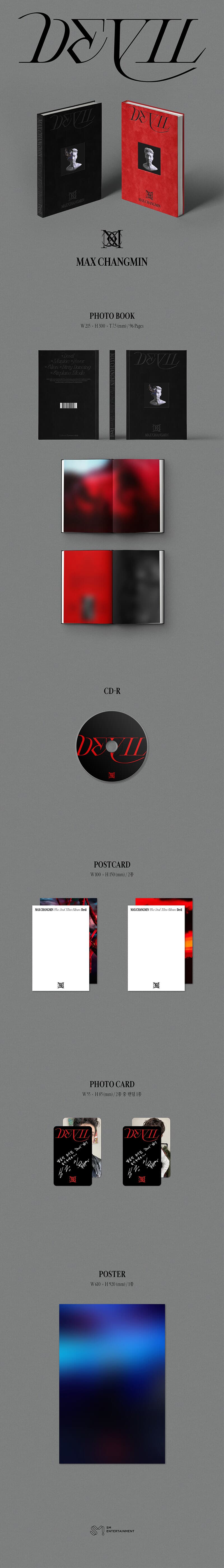 [미개봉] 최강창민 / Devil (2nd Mini Album) (Black Ver)