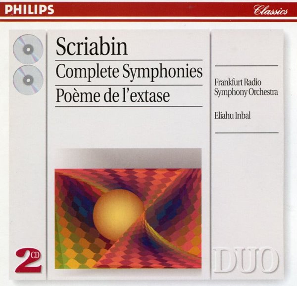 엘리아후 인발 - Eliahu Inbal - Scriabin Complete Symphonies Poeme De l`extase 2Cds