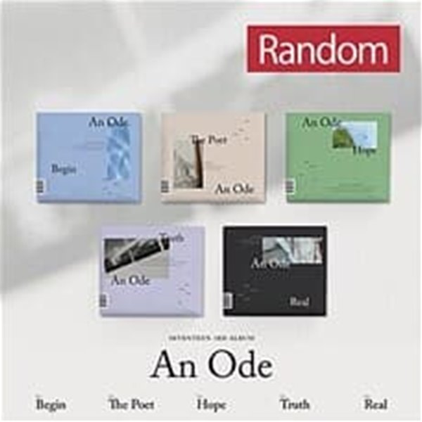 세븐틴 - 정규 3집 An Ode [버전 5종 중 랜덤발송] - 포토북+CD