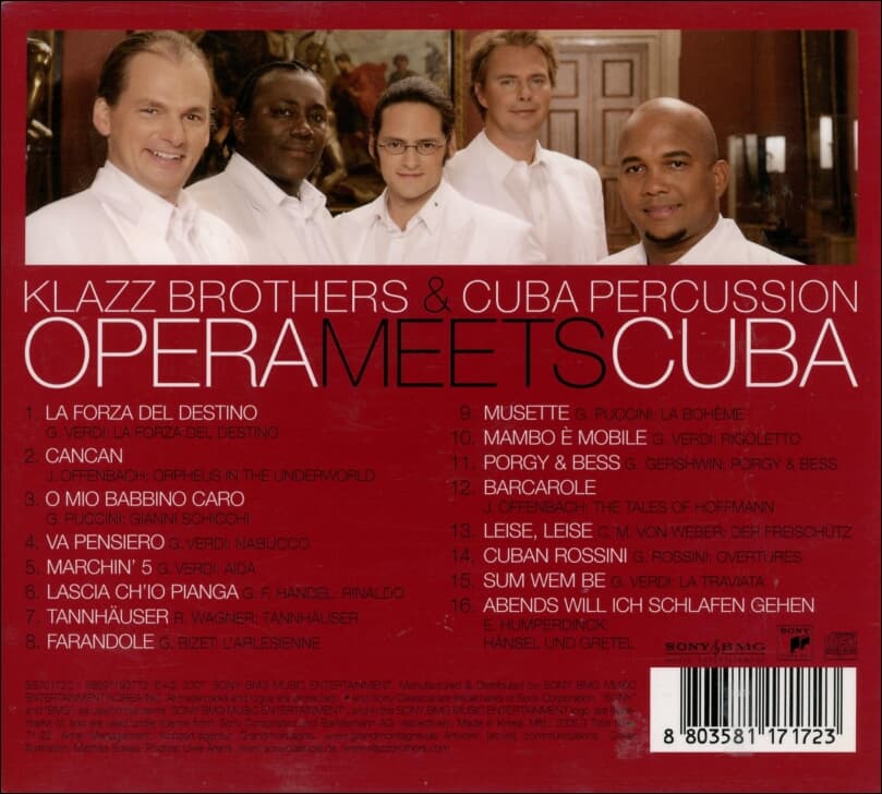 Opera Meets Cuba - Klazz Brothers & Cuba Percussion (미개봉)