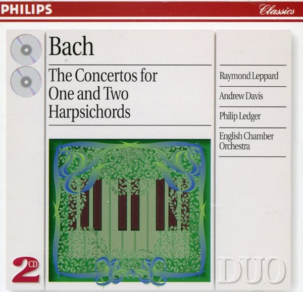 레이몬드 레파드 - Raymond Leppard - The Concertos For One And Two Harpsichords 2Cds