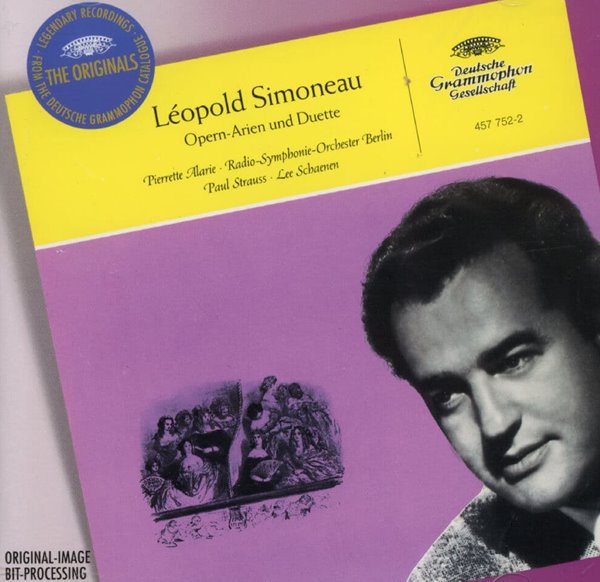 레오폴드 시모노 - Leopold Simoneau - French &amp; Italian Opera Arias And Duets [독일발매]