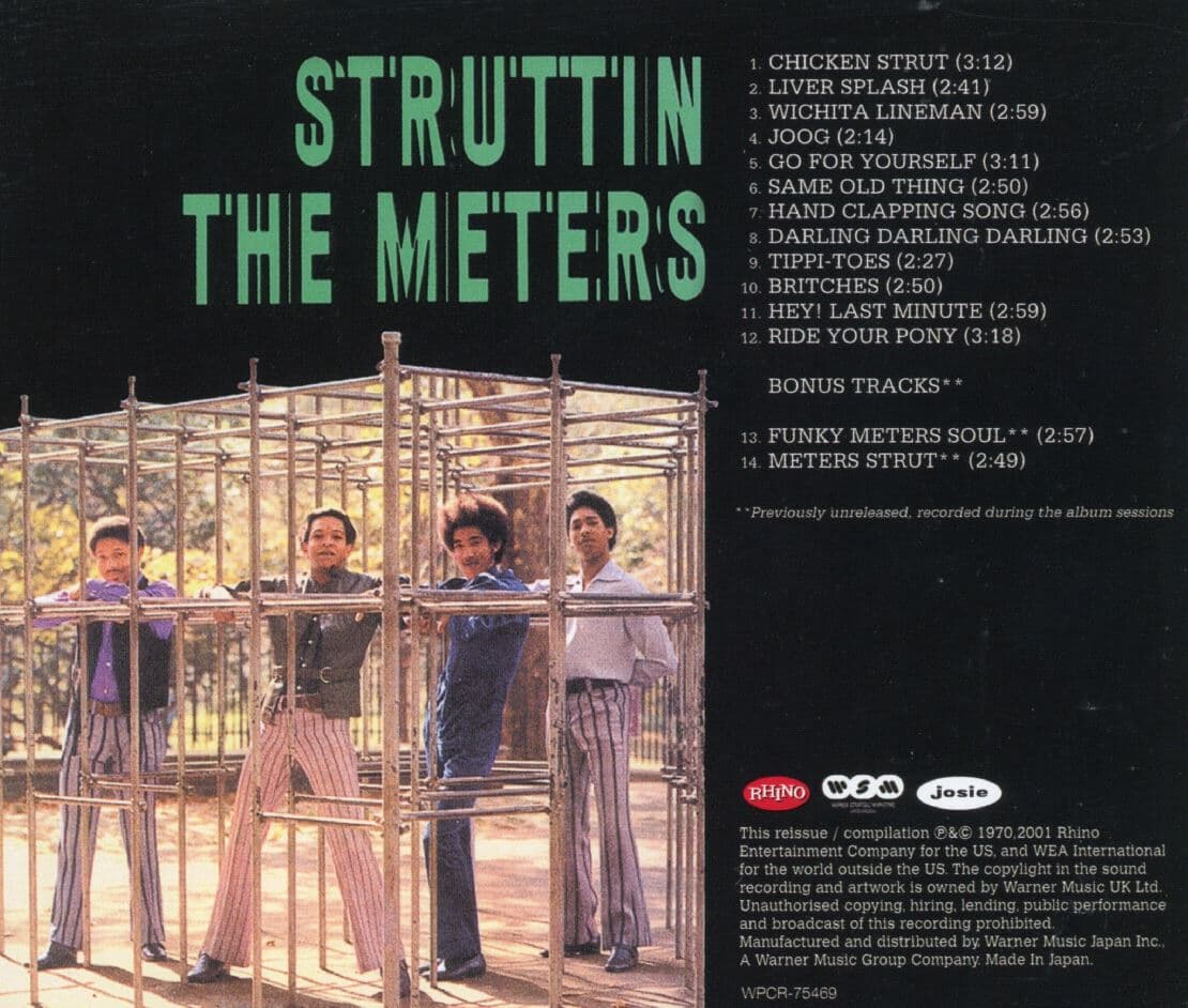 미터스 - The Meters - Struttin' [일본발매]