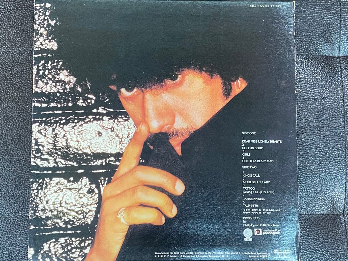 [LP] 필립 리노트 - Philip Lynott - Solo In Soho LP [성음-라이센스반]