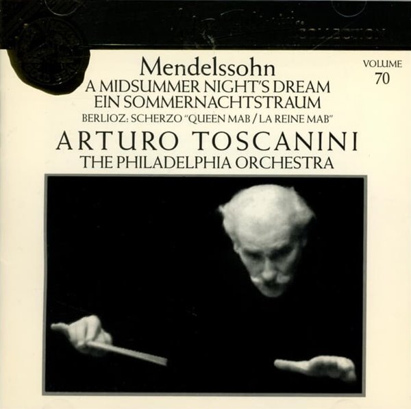 Mendelssohn : A Midsummer Night's , "Queen Mab" -  토스카니니 (Arturo Toscanini)  (US발매)