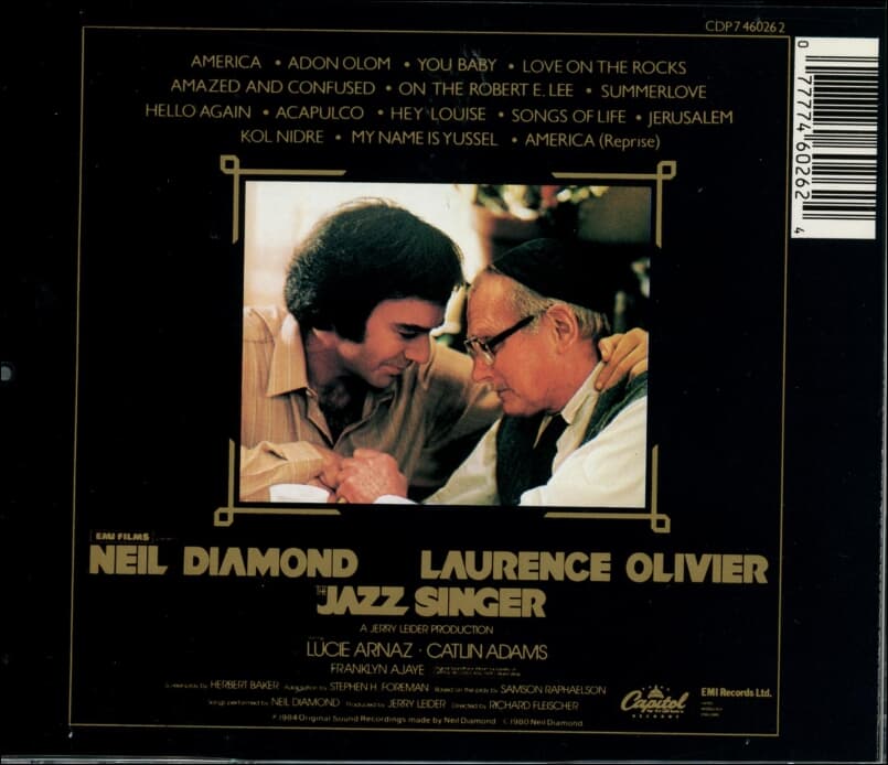 Neil Diamond (닐 다이아몬드) -  The Jazz Singer  (UK발매) 