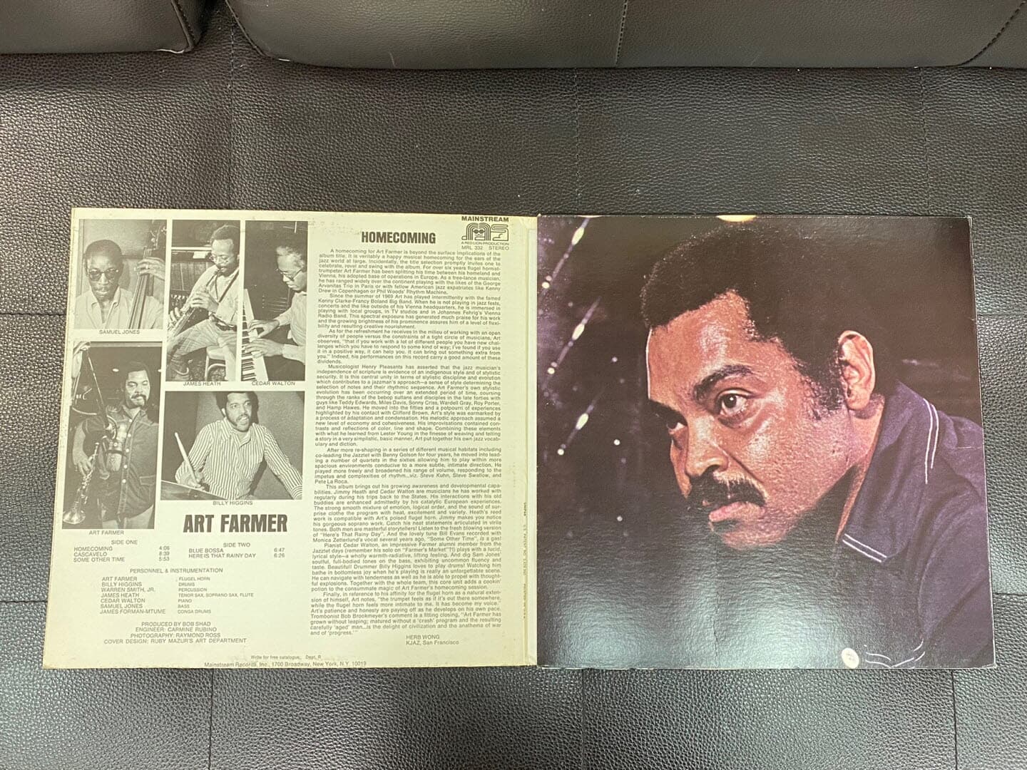 [LP] 아트 파머 - Art Farmer - Homecoming LP [U.S반]