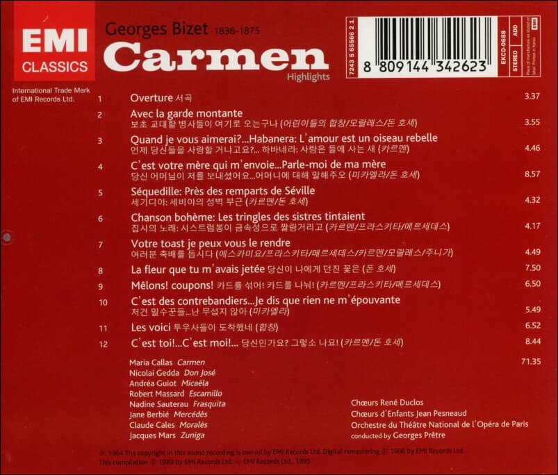 Bizet : Carmen (Highlights)