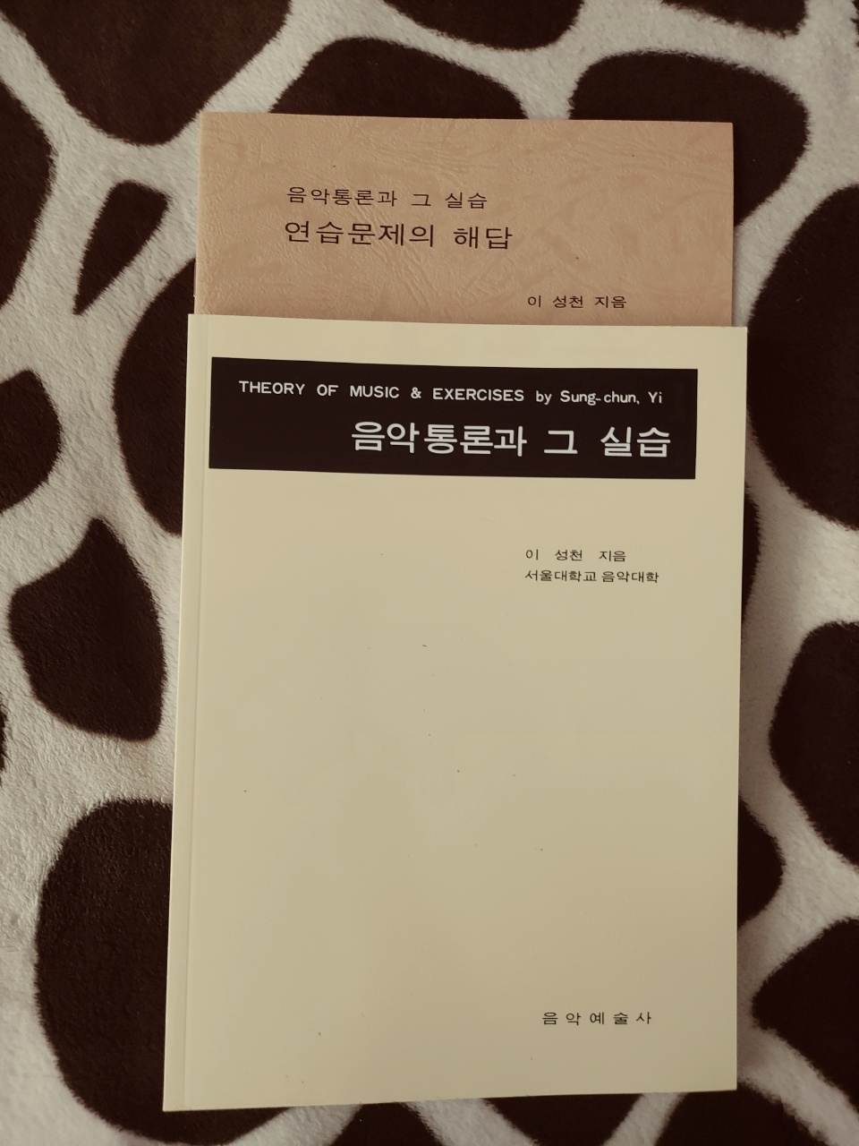 음악통론과 그 실습 연습문제의 해답